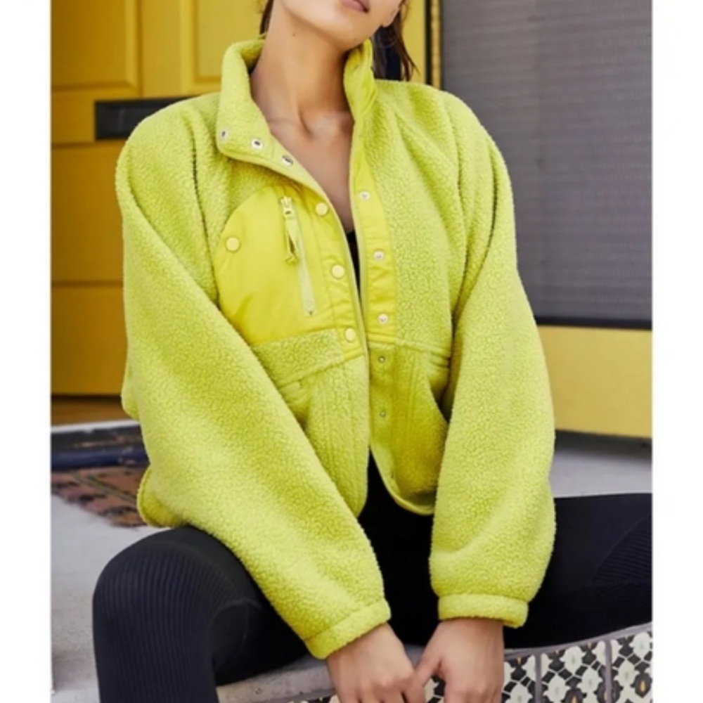 Free People Hit The Slopes Fleece Jacket